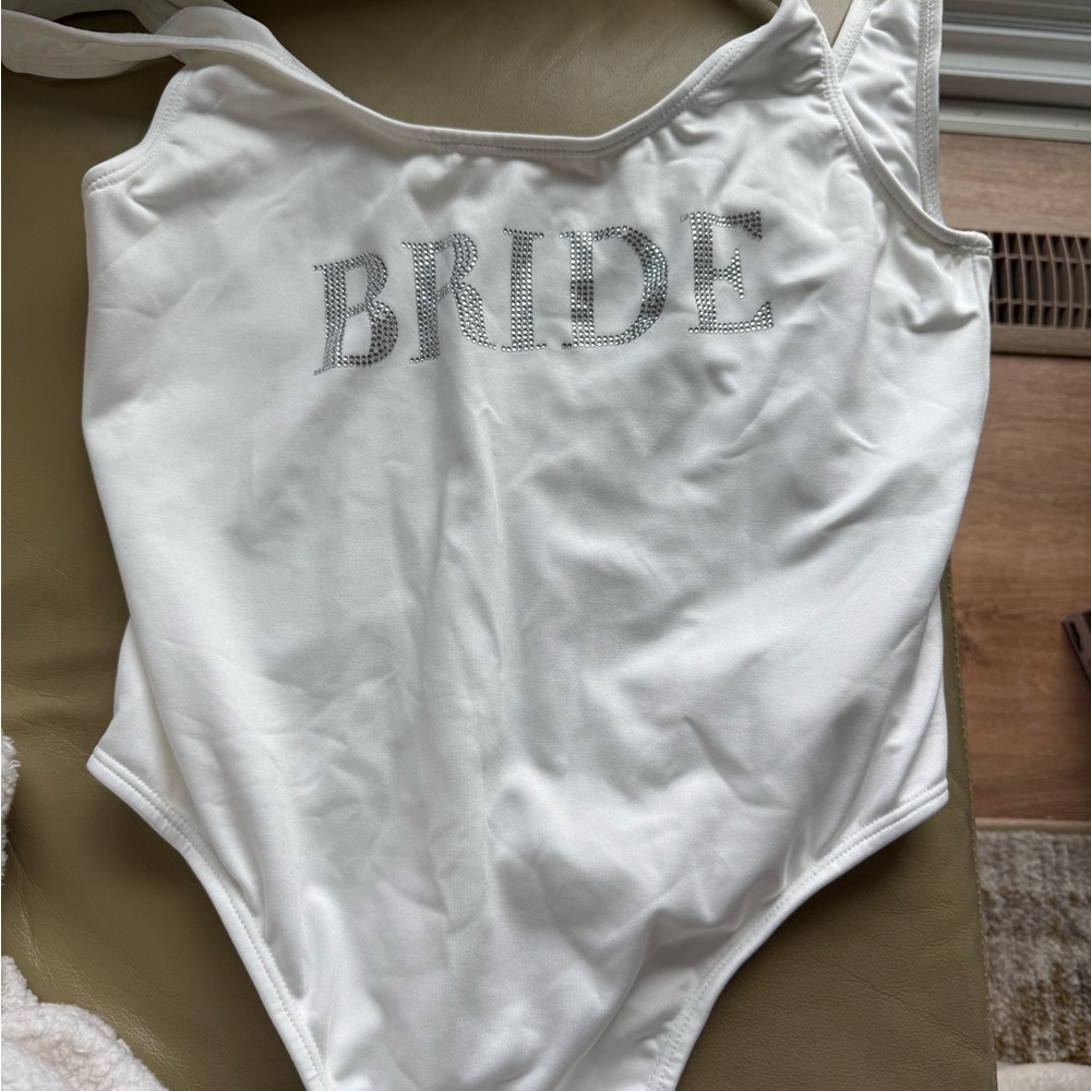 Six Stories White 'Bride' Women's One Piece Swimsuit